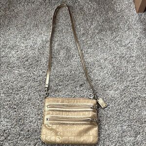 Coach Gold Poppy Crossbody Bag